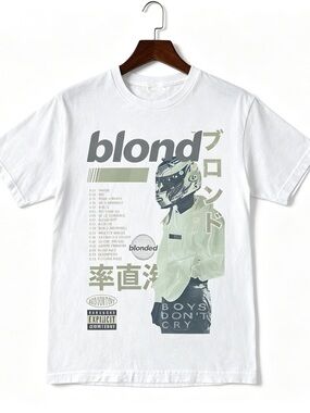 Frank Ocean Blond Album Vintage 90S Style Graphic Womens Mens T-shirt Unisex